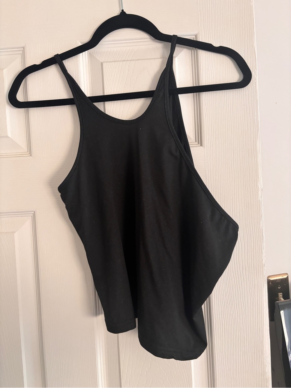 Black tank top